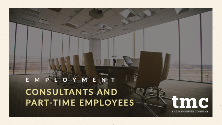 CONSULTANTS AND PART-TIME EMPLOYEES