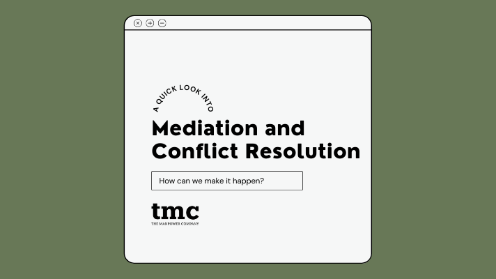 Mediation and Conflict resolution